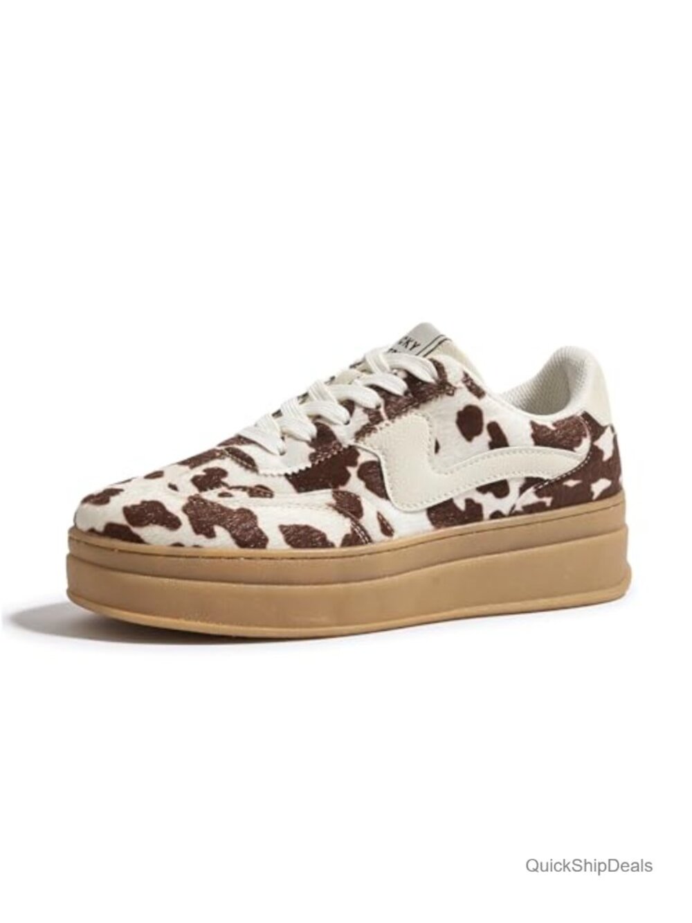LUCKY STEP Women's Platform Fashion Sneakers Thick Sole Chunky Sneakers Casual